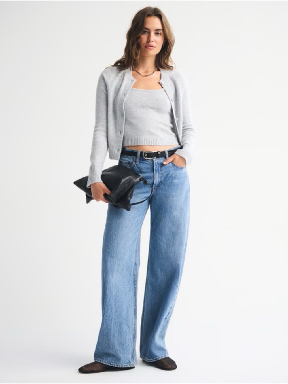 Abercrombie & Fitch Low Rise Ultra Loose Jeans